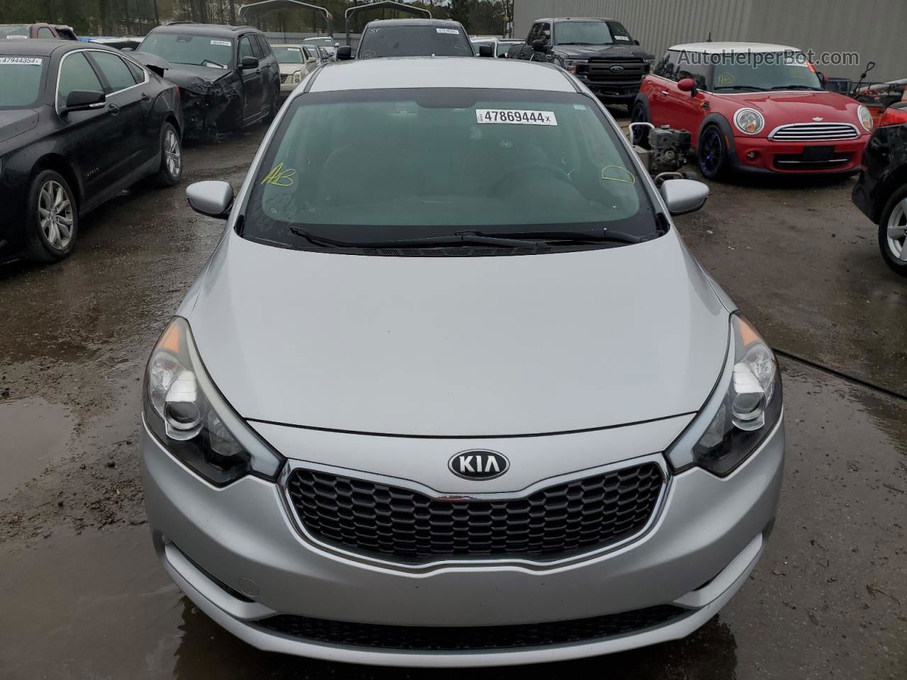 2016 Kia Forte Lx Silver vin: KNAFK4A62G5494256