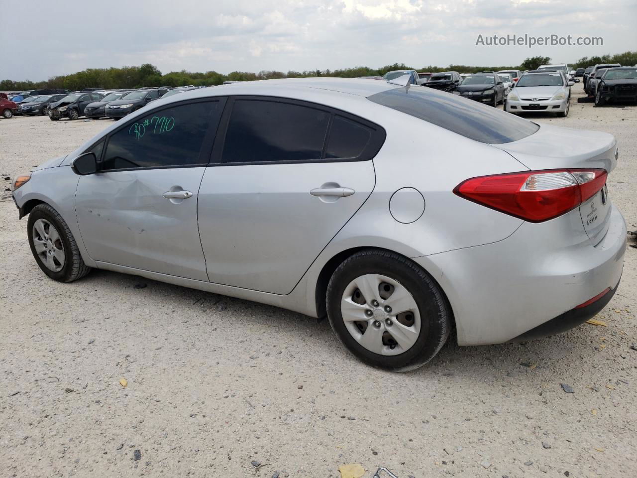 2016 Kia Forte Lx Silver vin: KNAFK4A62G5501299