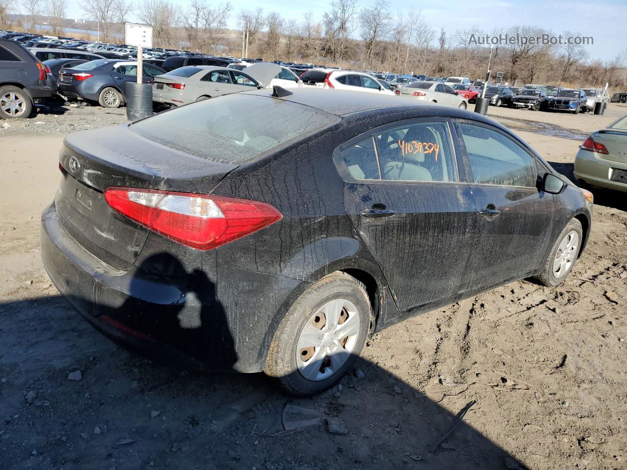 2016 Kia Forte Lx Black vin: KNAFK4A62G5541950