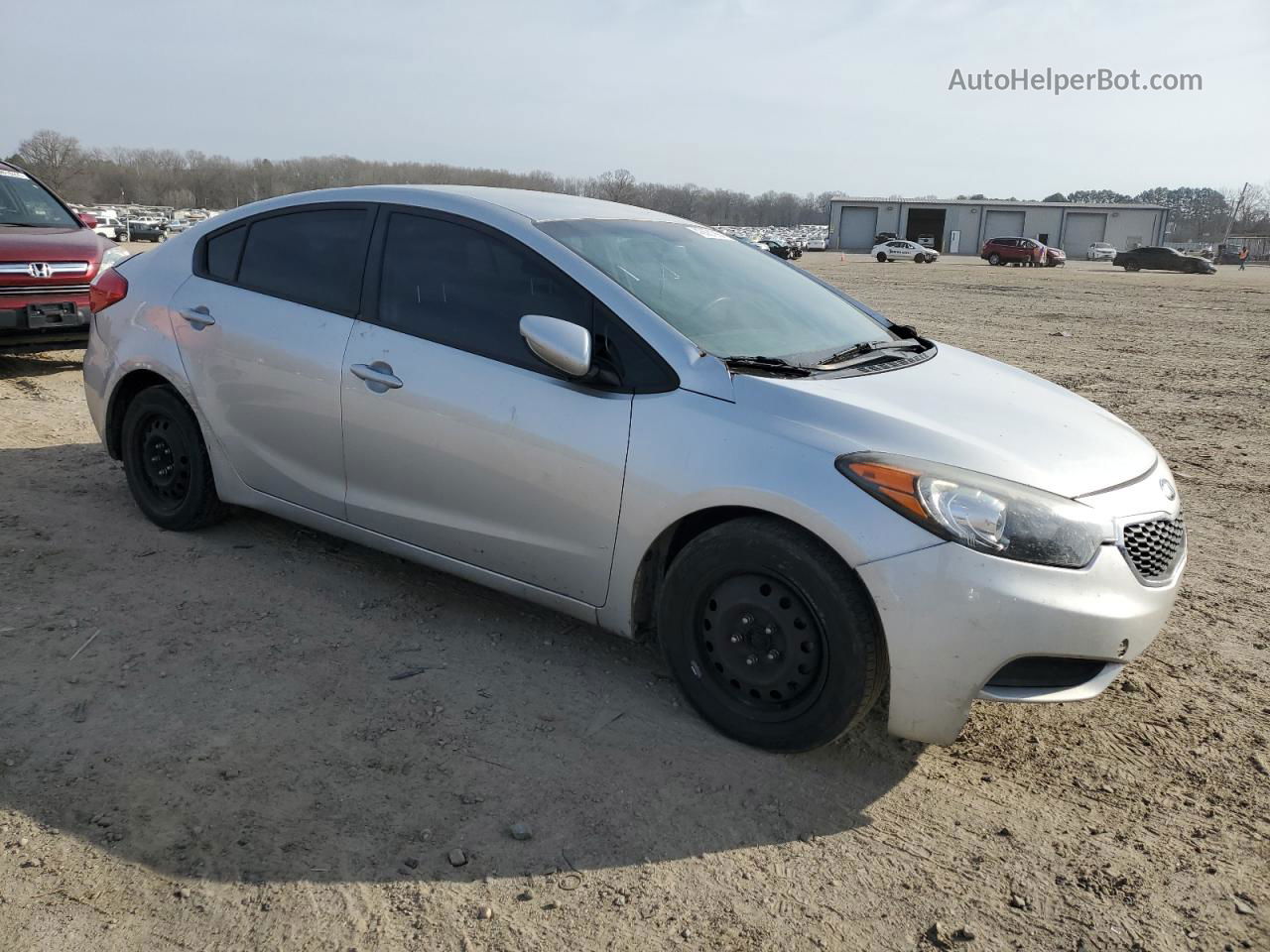 2016 Kia Forte Lx Серый vin: KNAFK4A62G5554326