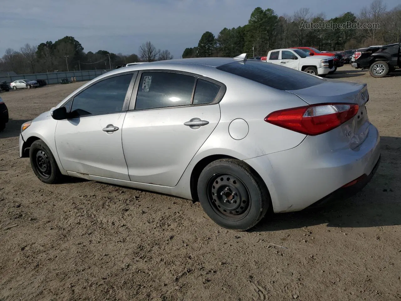 2016 Kia Forte Lx Gray vin: KNAFK4A62G5554326