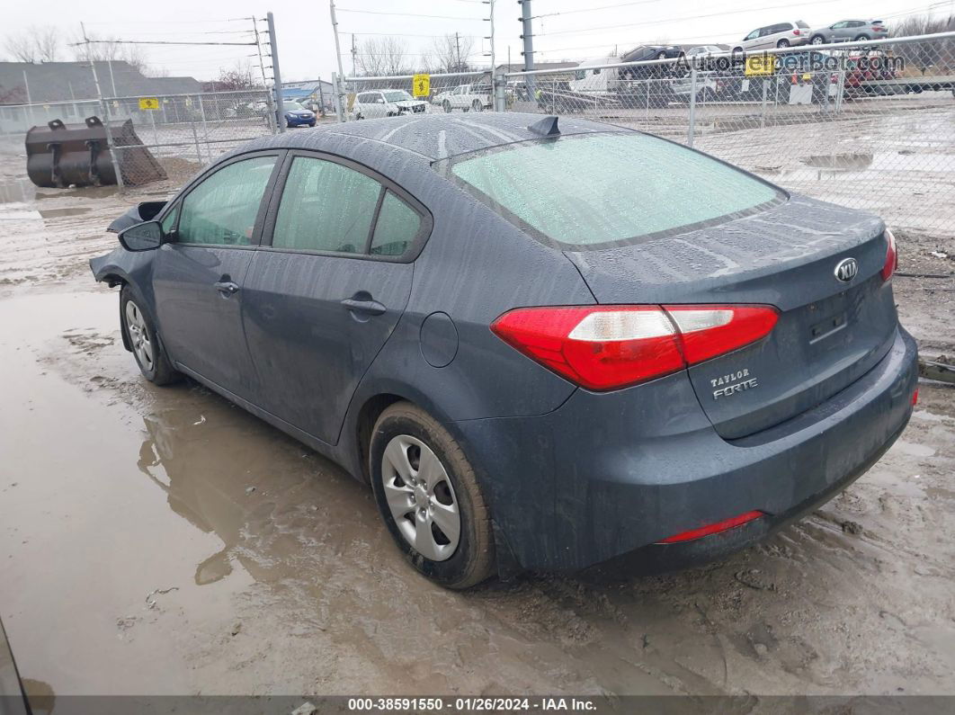 2016 Kia Forte Lx Gray vin: KNAFK4A62G5567142