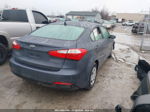 2016 Kia Forte Lx Gray vin: KNAFK4A62G5567142