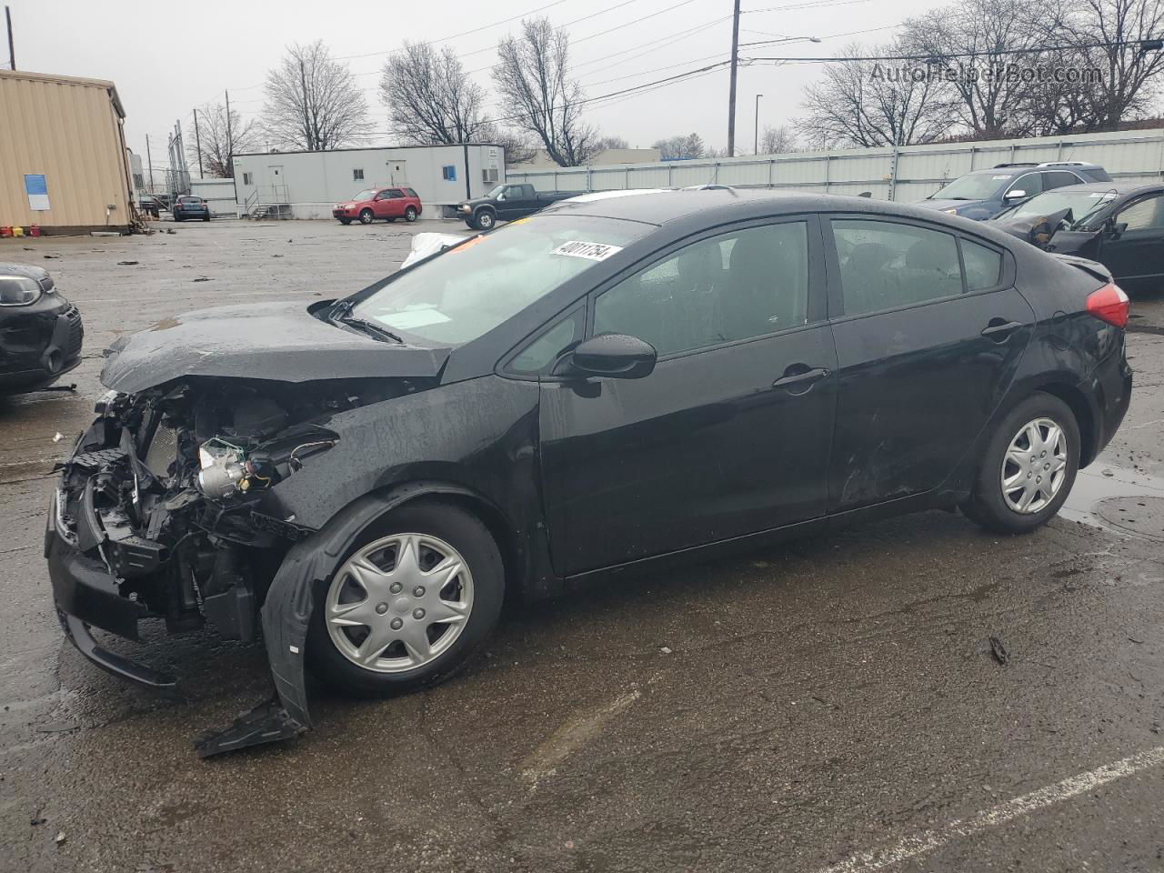 2016 Kia Forte Lx Black vin: KNAFK4A62G5567576