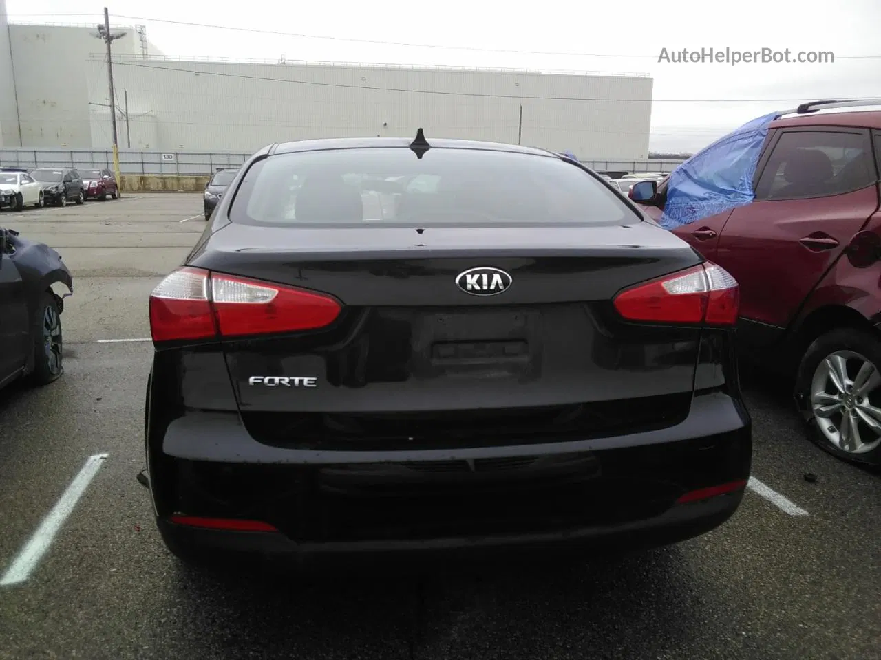 2016 Kia Forte Lx Black vin: KNAFK4A62G5567576