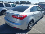 2016 Kia Forte Lx Silver vin: KNAFK4A62G5610989