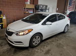 2016 Kia Forte Lx White vin: KNAFK4A62G5612810