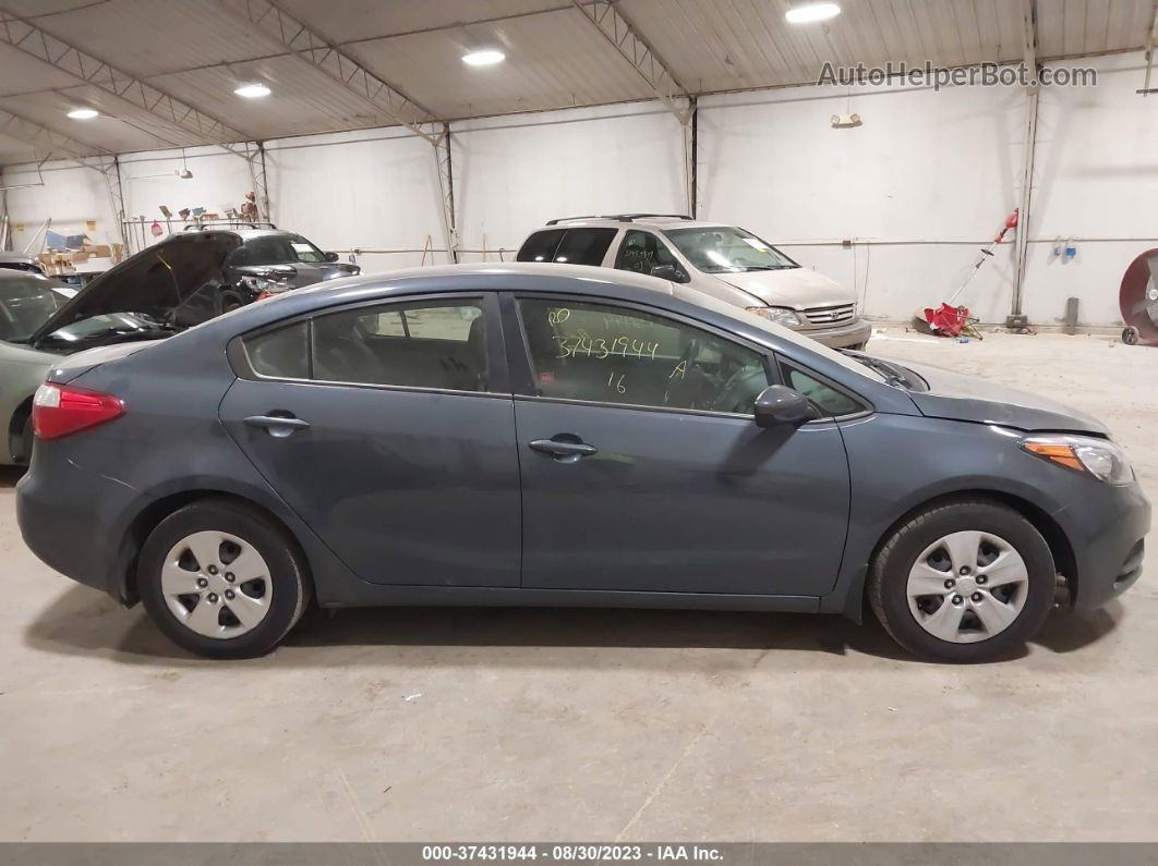 2016 Kia Forte Lx Gray vin: KNAFK4A62G5614783