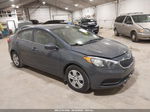 2016 Kia Forte Lx Gray vin: KNAFK4A62G5614783