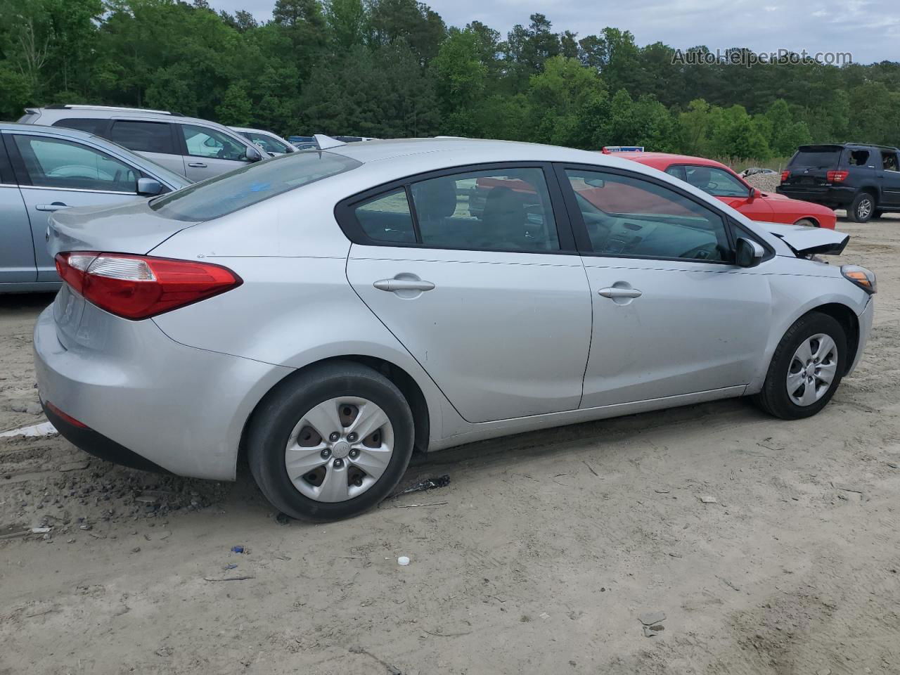 2016 Kia Forte Lx Серебряный vin: KNAFK4A63G5463985