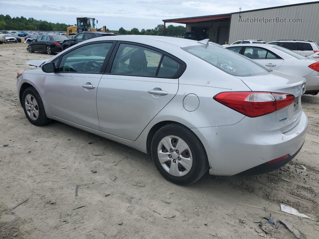 2016 Kia Forte Lx Silver vin: KNAFK4A63G5463985