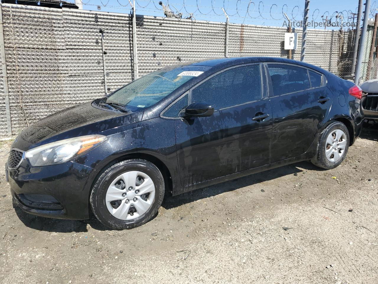 2016 Kia Forte Lx Black vin: KNAFK4A63G5530830