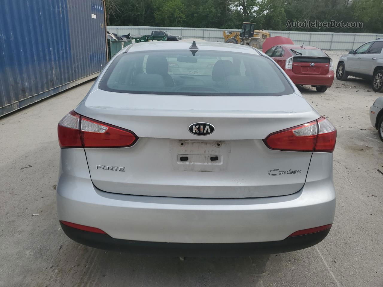 2016 Kia Forte Lx Silver vin: KNAFK4A63G5535686