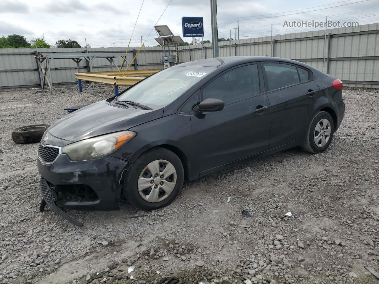 2016 Kia Forte Lx Black vin: KNAFK4A63G5551113