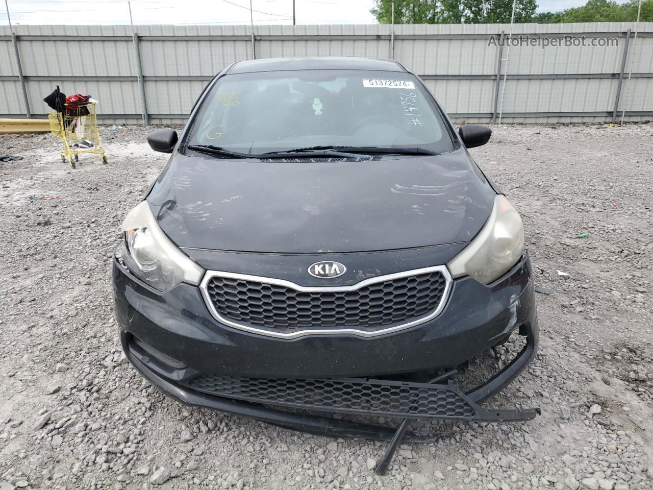 2016 Kia Forte Lx Black vin: KNAFK4A63G5551113