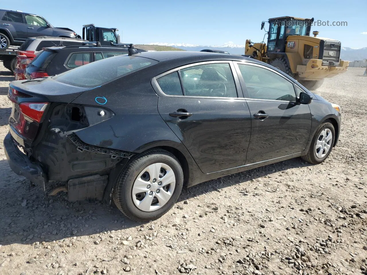 2016 Kia Forte Lx Black vin: KNAFK4A63G5551418