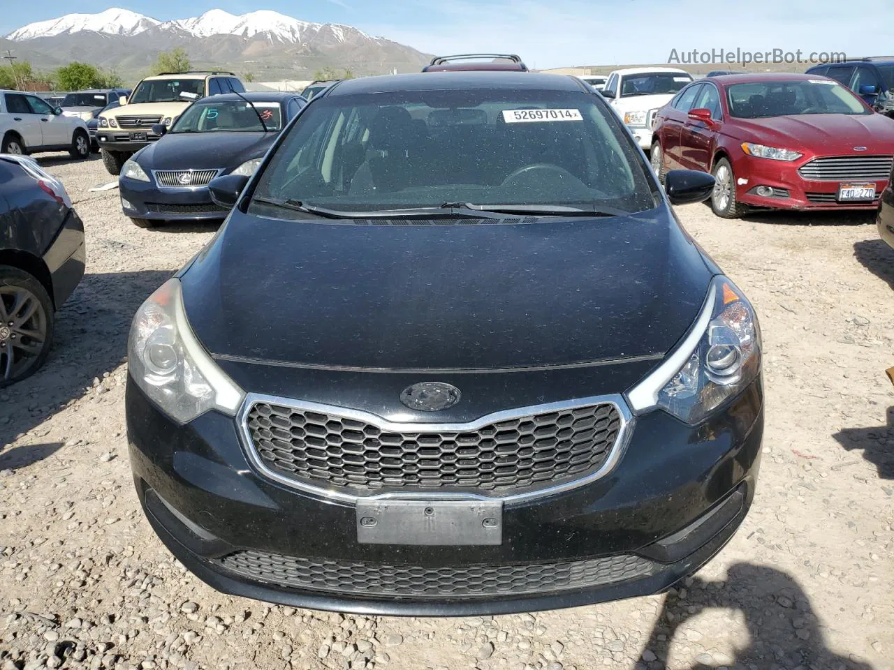 2016 Kia Forte Lx Black vin: KNAFK4A63G5551418