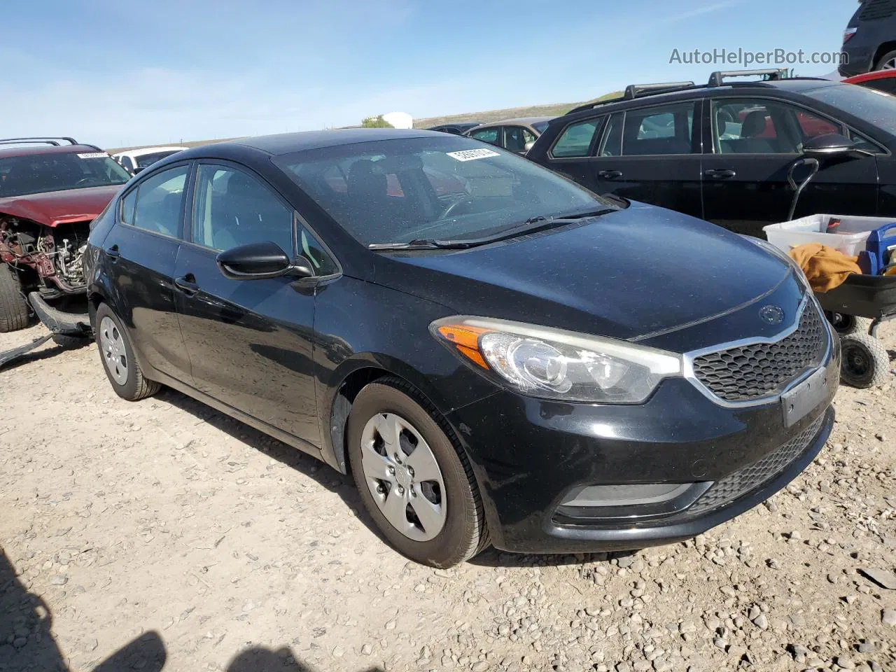 2016 Kia Forte Lx Black vin: KNAFK4A63G5551418