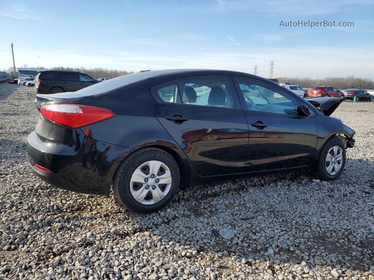 2016 Kia Forte Lx Black vin: KNAFK4A63G5567537