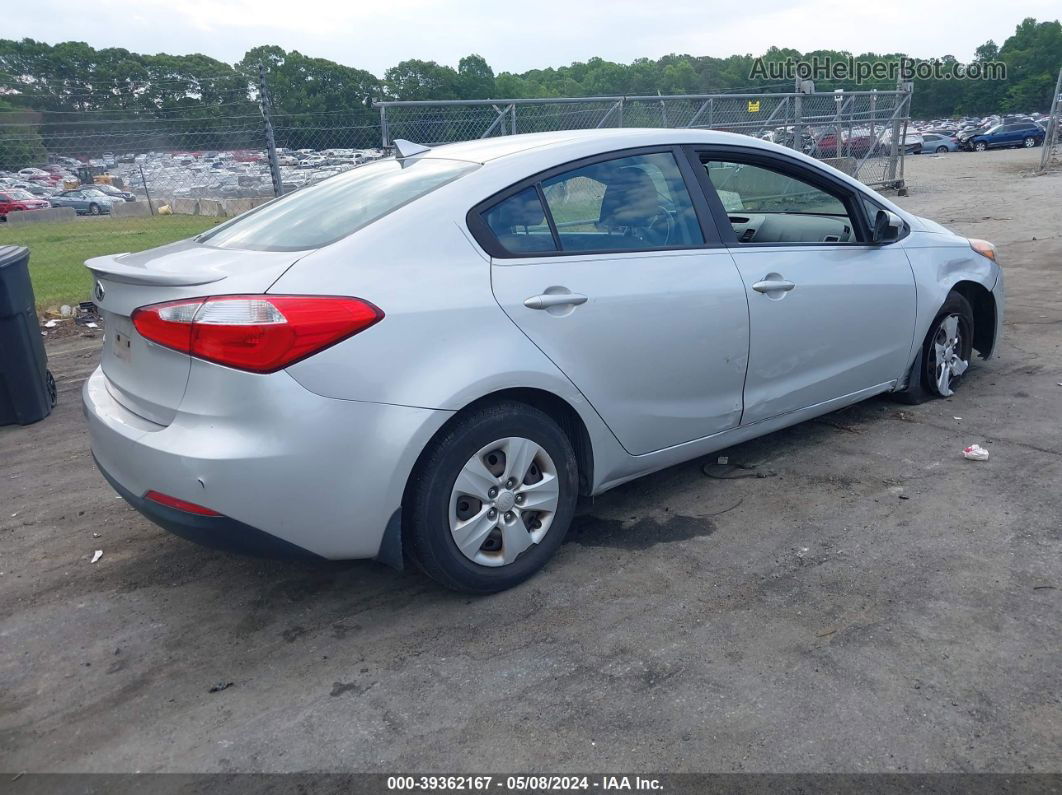 2016 Kia Forte Lx Silver vin: KNAFK4A63G5576819