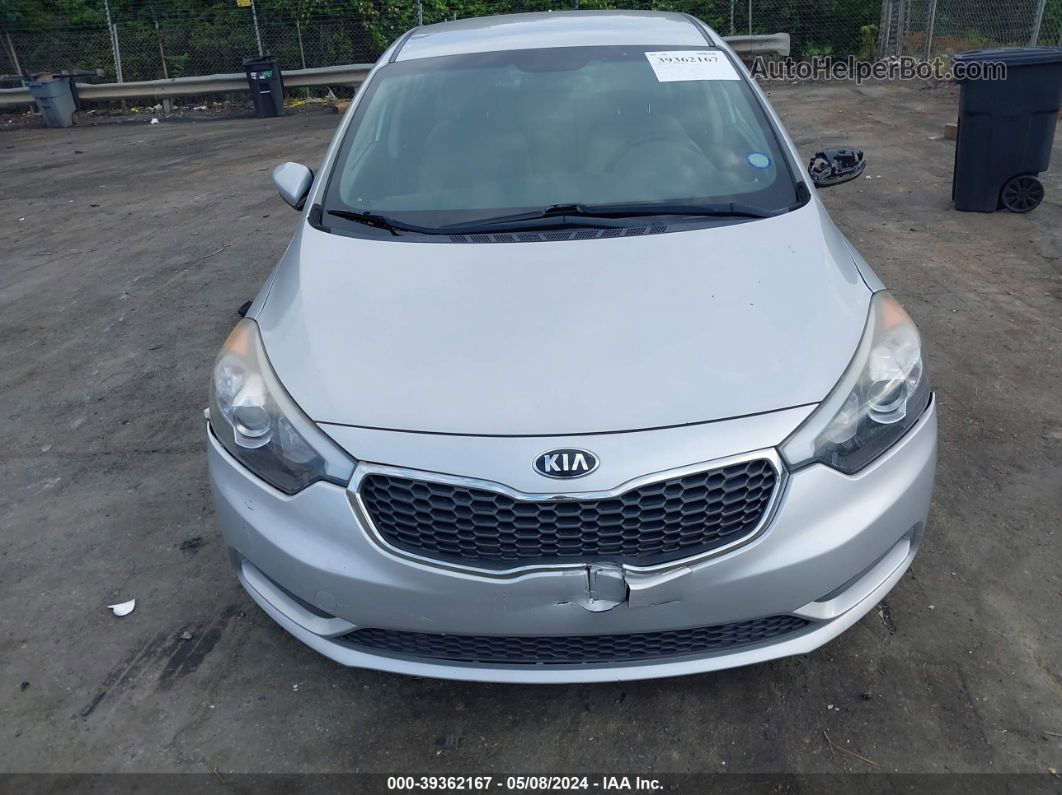 2016 Kia Forte Lx Silver vin: KNAFK4A63G5576819