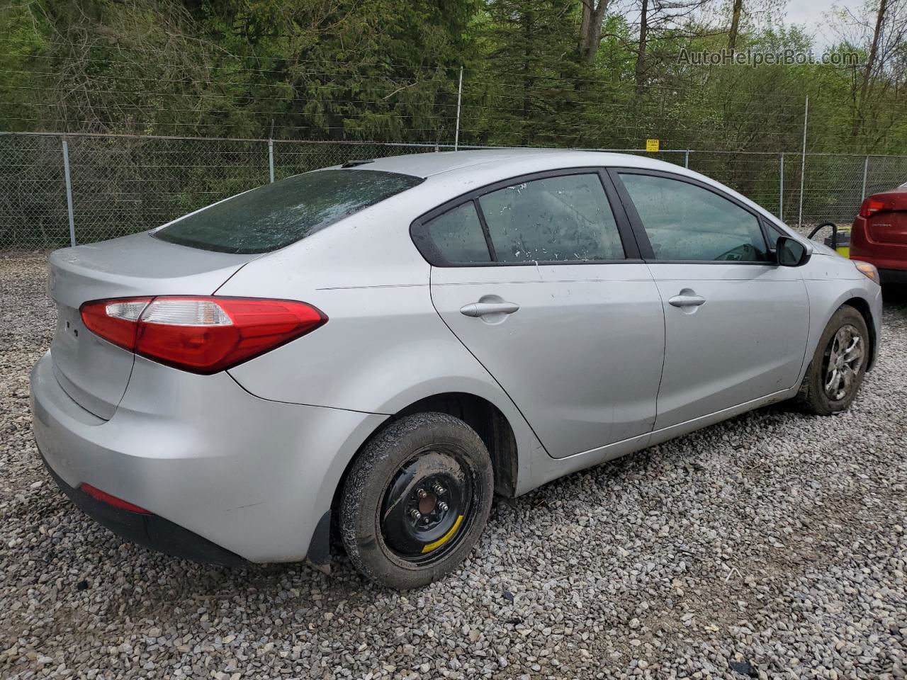 2016 Kia Forte Lx Silver vin: KNAFK4A63G5584225