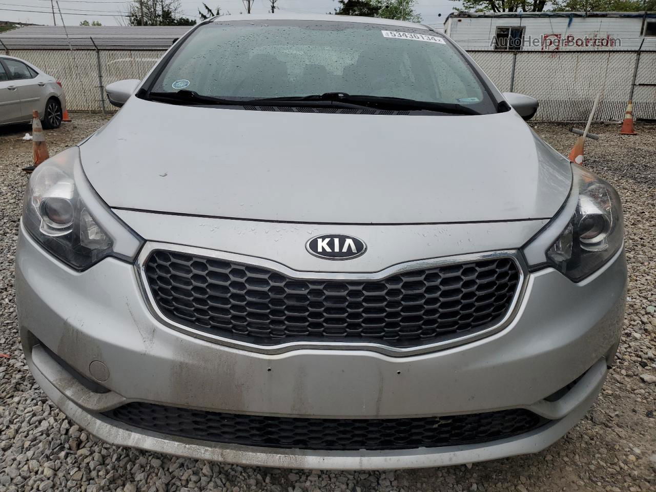 2016 Kia Forte Lx Silver vin: KNAFK4A63G5584225