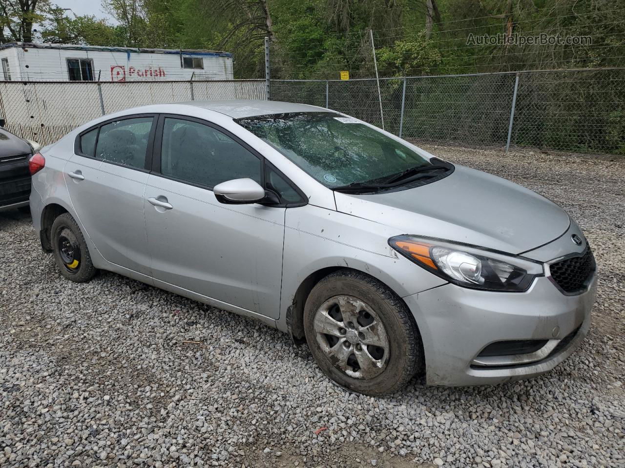 2016 Kia Forte Lx Silver vin: KNAFK4A63G5584225