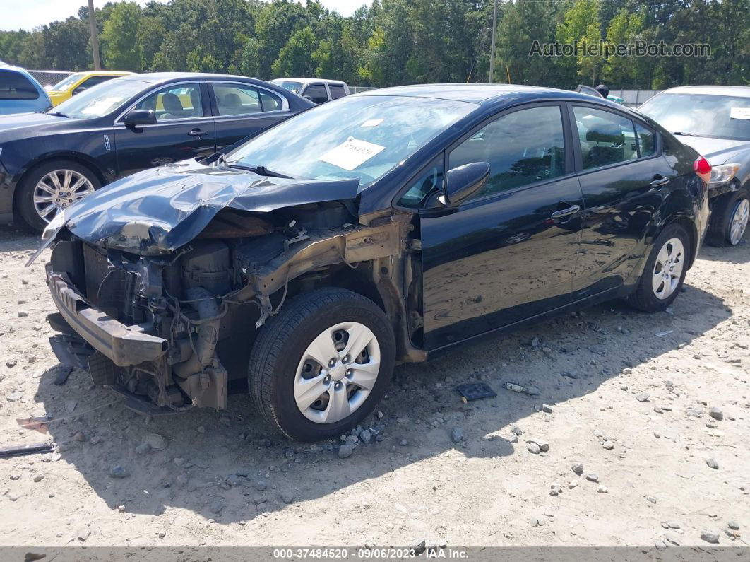 2016 Kia Forte Lx Black vin: KNAFK4A63G5585052