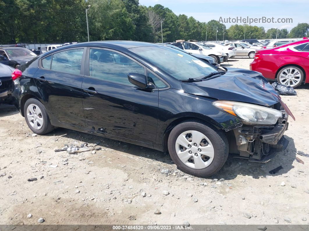 2016 Kia Forte Lx Black vin: KNAFK4A63G5585052