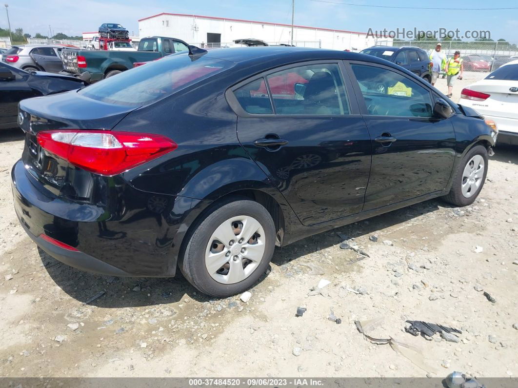 2016 Kia Forte Lx Black vin: KNAFK4A63G5585052