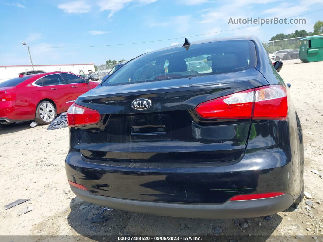 2016 Kia Forte Lx Black vin: KNAFK4A63G5585052