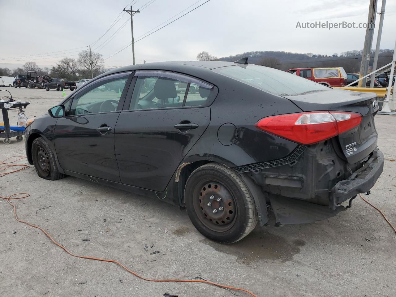 2016 Kia Forte Lx Black vin: KNAFK4A63G5594382