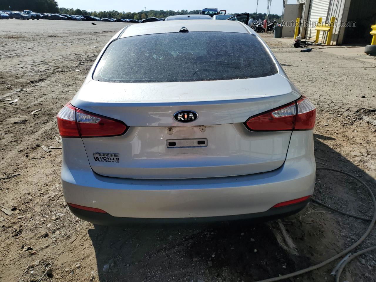 2016 Kia Forte Lx Серебряный vin: KNAFK4A63G5604201