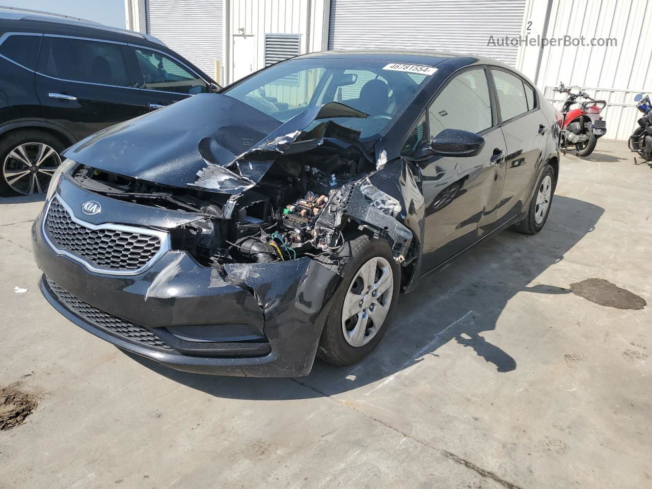 2016 Kia Forte Lx Черный vin: KNAFK4A63G5610306