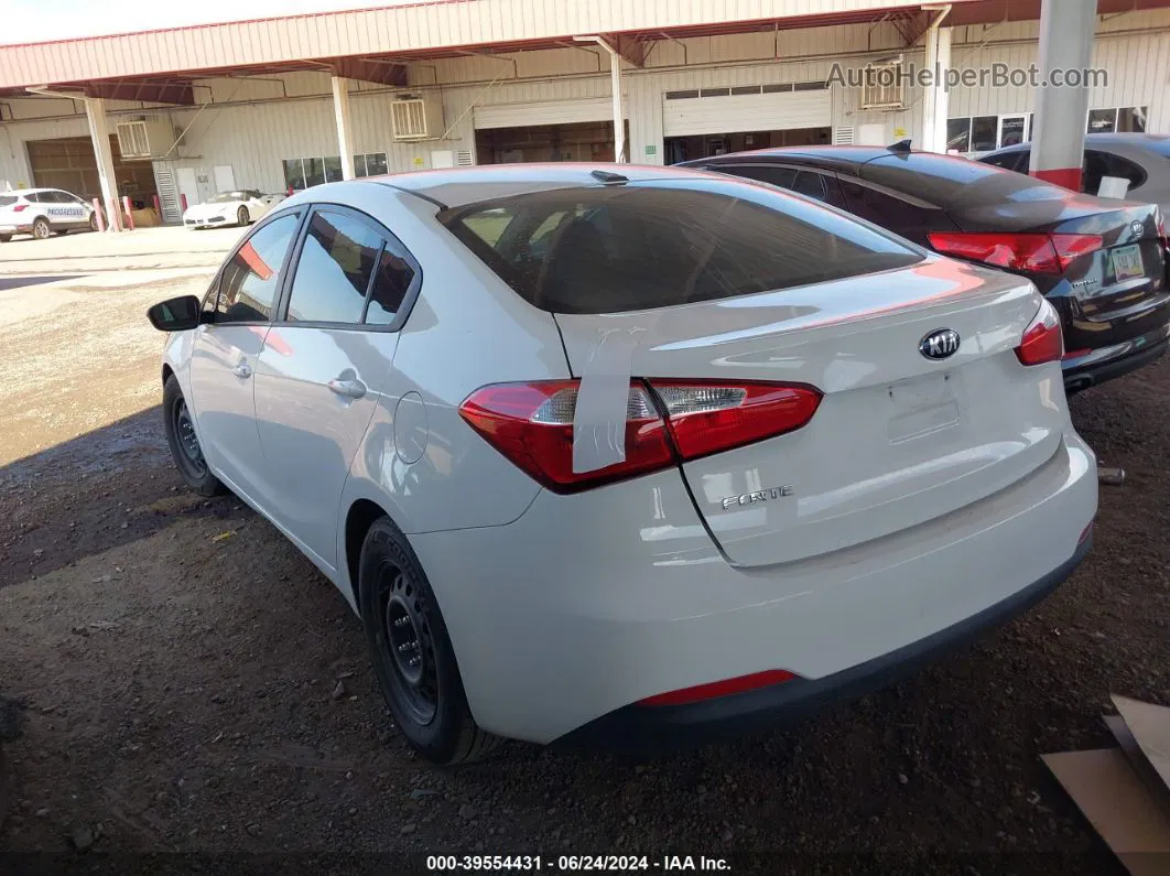 2016 Kia Forte Lx Белый vin: KNAFK4A63G5613660