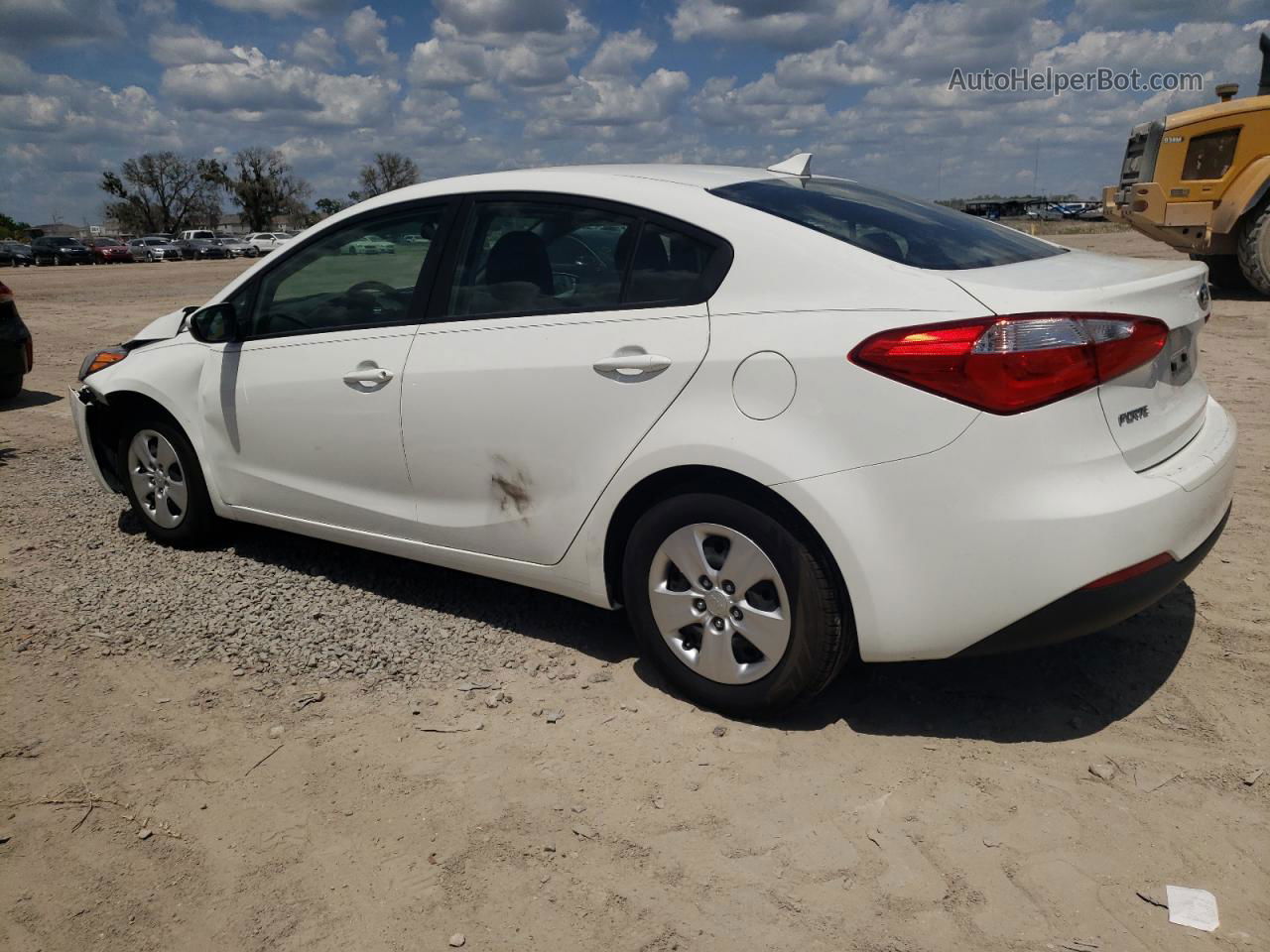 2016 Kia Forte Lx White vin: KNAFK4A64G5469407