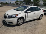 2016 Kia Forte Lx White vin: KNAFK4A64G5469407