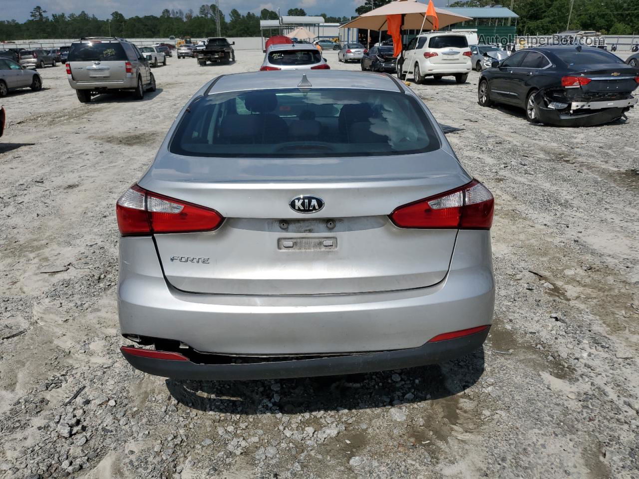 2016 Kia Forte Lx Silver vin: KNAFK4A64G5507525