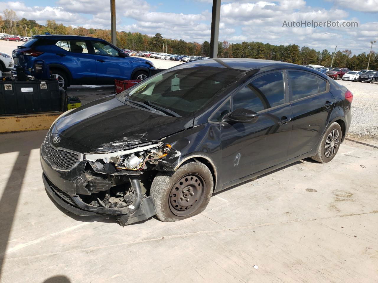 2016 Kia Forte Lx Black vin: KNAFK4A64G5517293