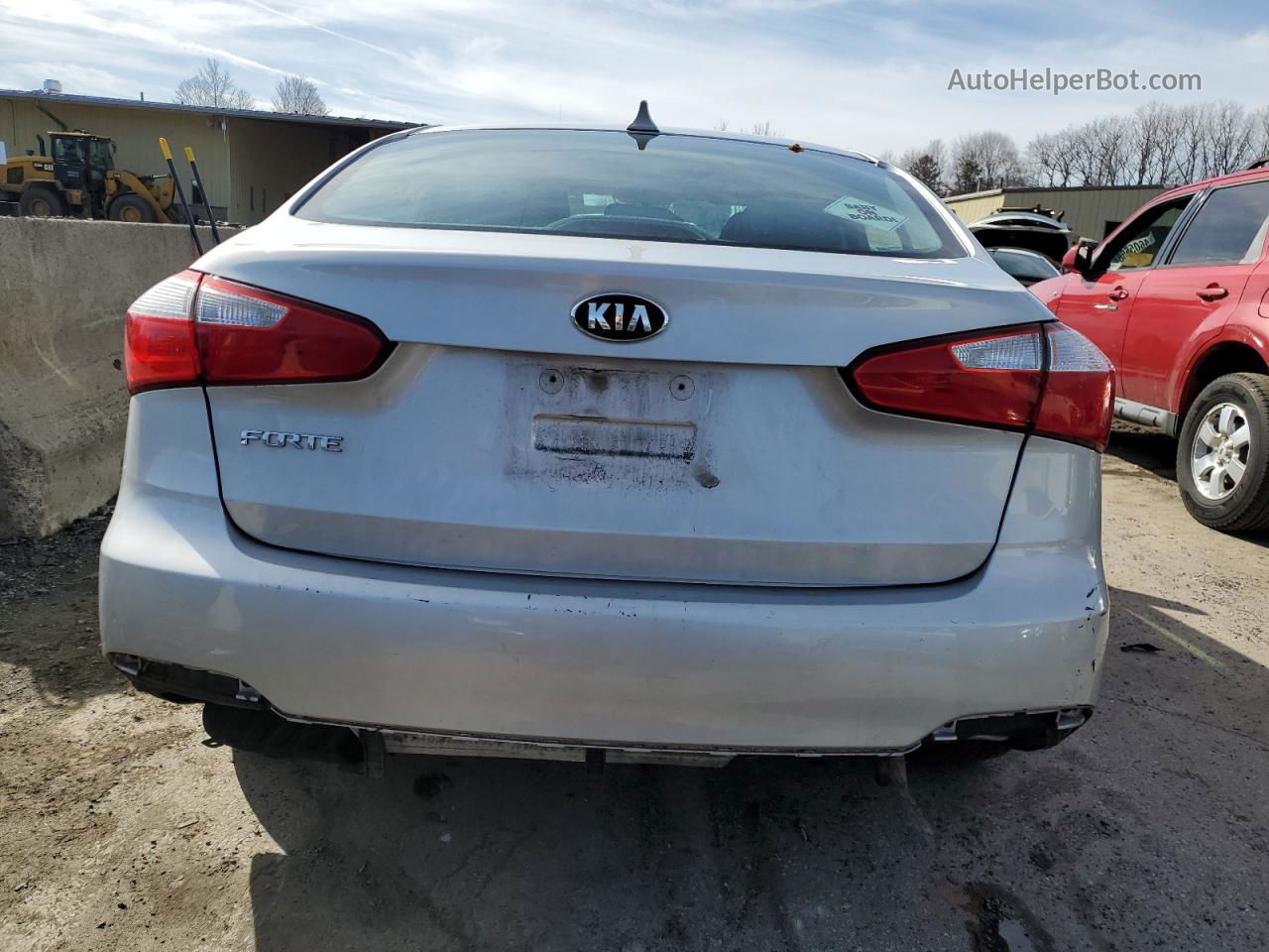 2016 Kia Forte Lx Silver vin: KNAFK4A64G5542632