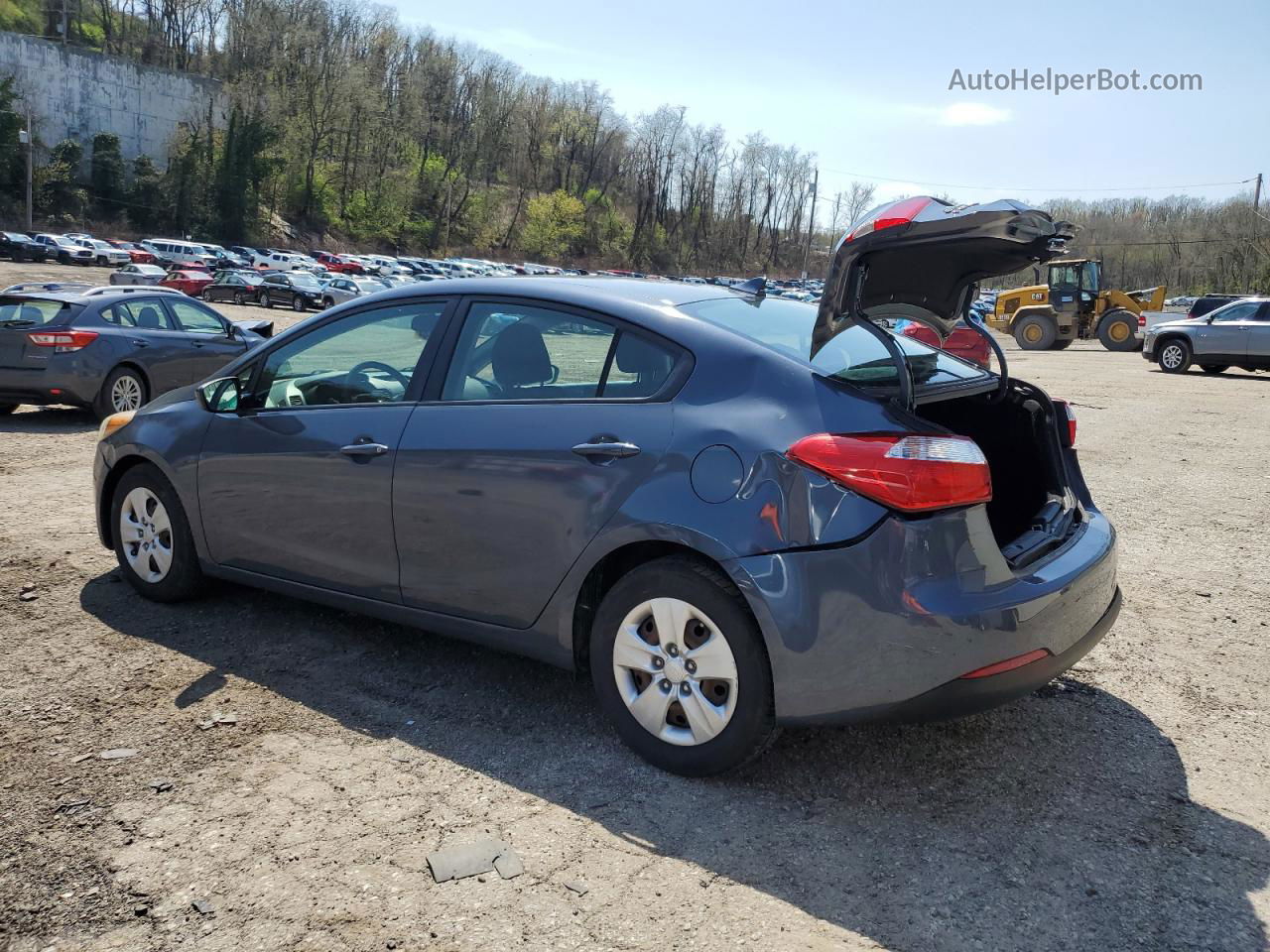 2016 Kia Forte Lx Blue vin: KNAFK4A64G5551895