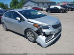 2016 Kia Forte Lx Silver vin: KNAFK4A64G5568356