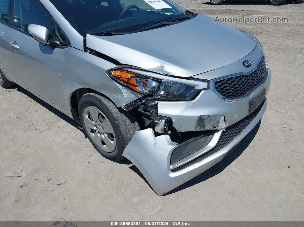 2016 Kia Forte Lx Silver vin: KNAFK4A64G5568356