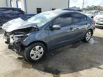 2016 Kia Forte Lx Gray vin: KNAFK4A64G5576411