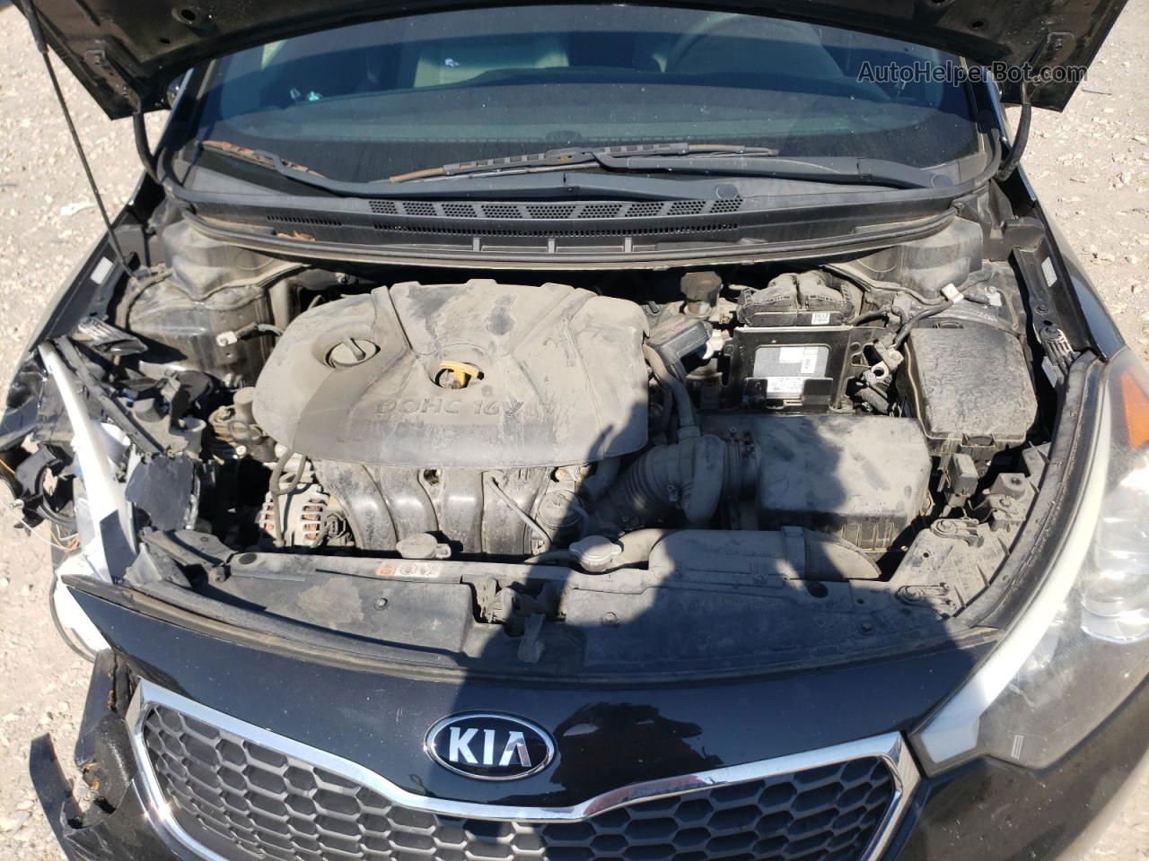 2016 Kia Forte Lx Черный vin: KNAFK4A64G5612971