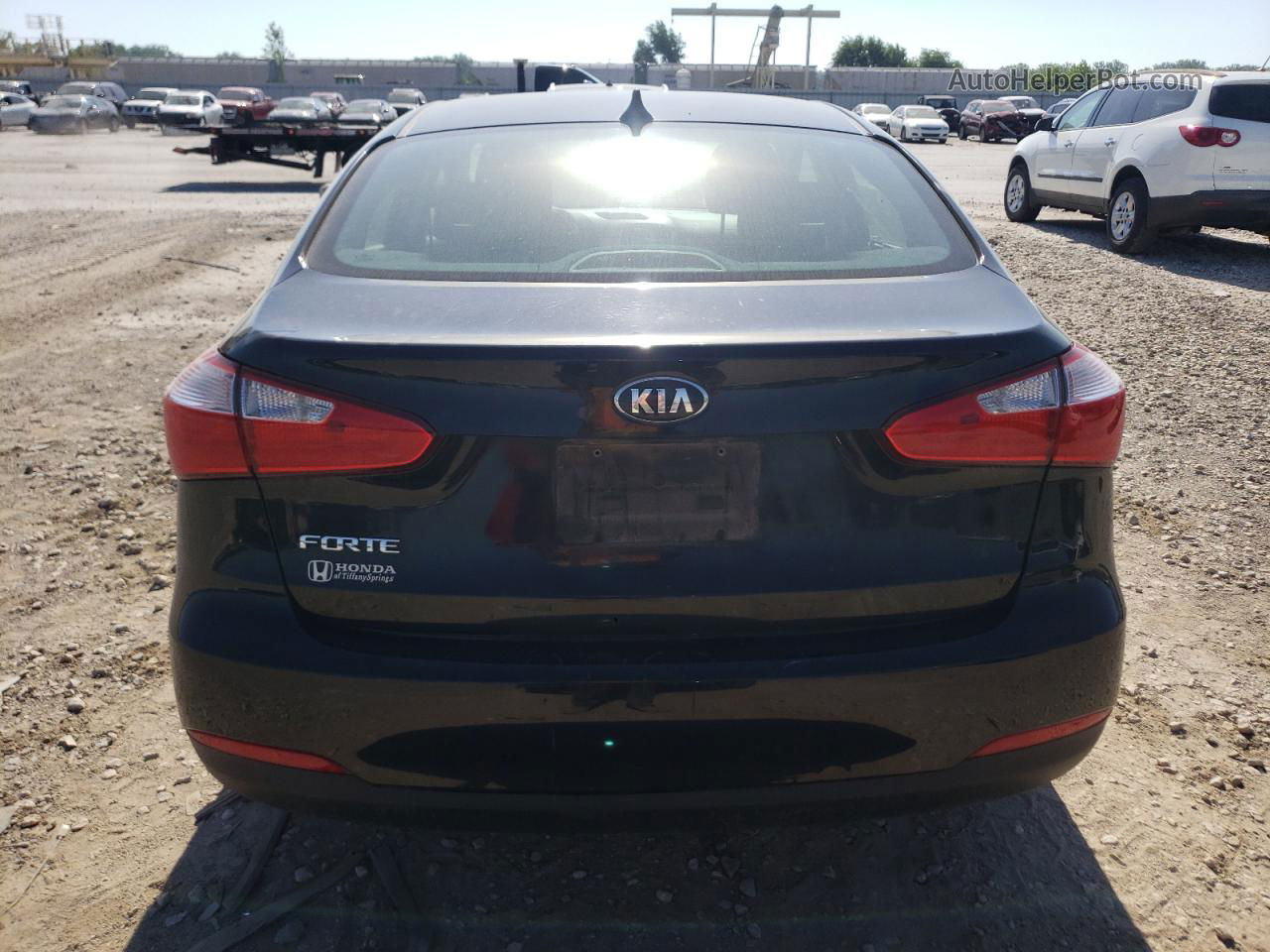 2016 Kia Forte Lx Черный vin: KNAFK4A64G5612971