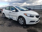 2016 Kia Forte Lx White vin: KNAFK4A64G5618186