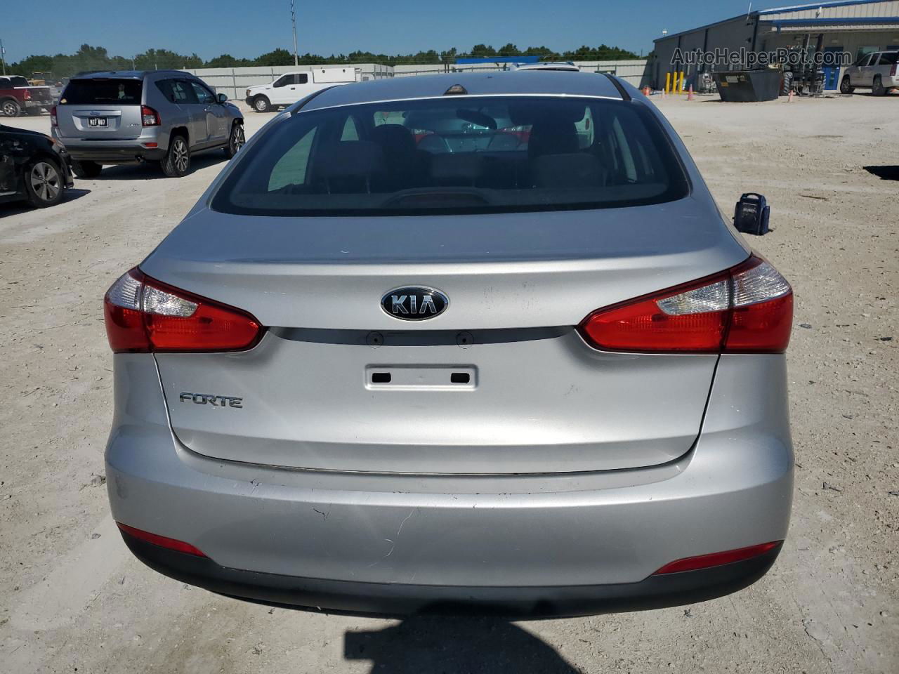 2016 Kia Forte Lx Silver vin: KNAFK4A65G5439378