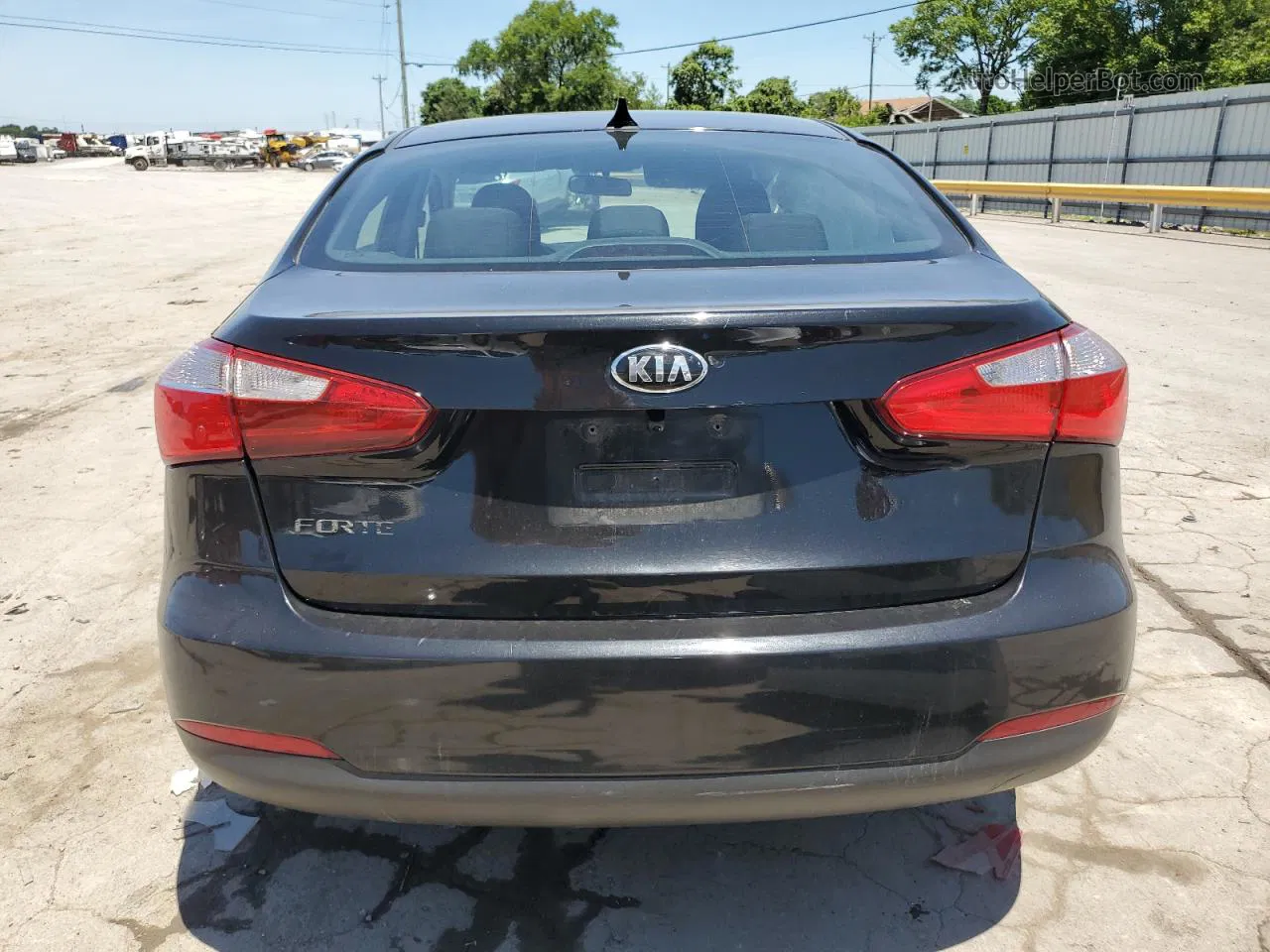 2016 Kia Forte Lx Черный vin: KNAFK4A65G5475409